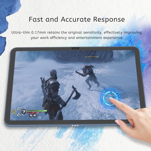 MOBDIK Paperfeel Screen Protector for iPad A16 11th/10th & iPad Air 11 | M4/M3/M2, 2 Pack Matte Film Crafted for Natural Writing, Anti Glare, Touch Sensitivity