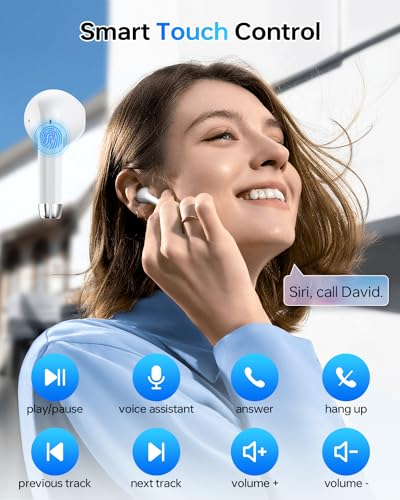 KTGEE Wireless Earbuds Bluetooth 5.3 Ear Buds Headphones, 40Hrs Playback