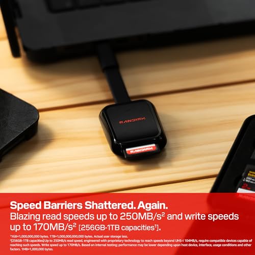 SanDisk 128GB Extreme PRO SD UHS-I Card, Up to 250MB/s Read and 120MB/s Write, 4K UHD, Full HD, U3, V30, SDSDXXJ-128G-GSCIN