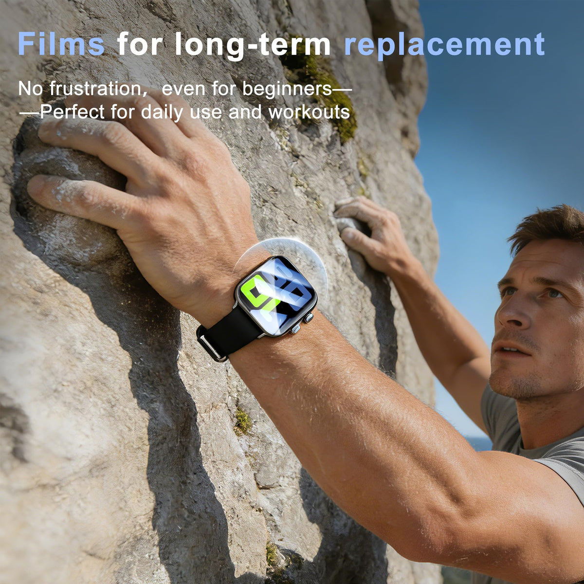 JavoYion 6 Pack Screen Protector for Apple Watch Series 12/11/10 42mm, Easy | [Auto Alignment Box], Bubble Free Easy Install, No Lifting, Touch Sensitive, Anti Scratch Flexible Soft Film for Beginners