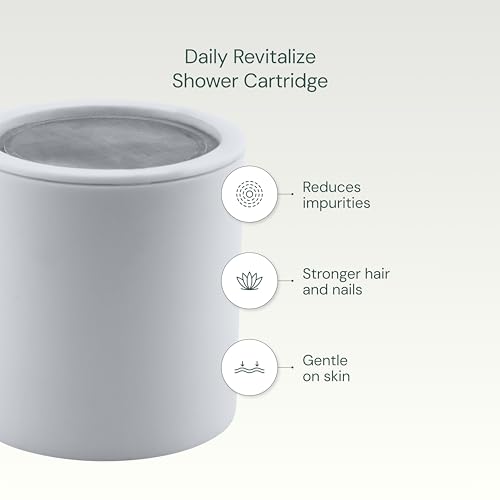Aquabliss SFC100 Daily Revitalize Filter Cartridge | Vitamin C shower filter cartridge, vitamins and minerals infusion, softer-feeling skin, healthier hair, SFC100