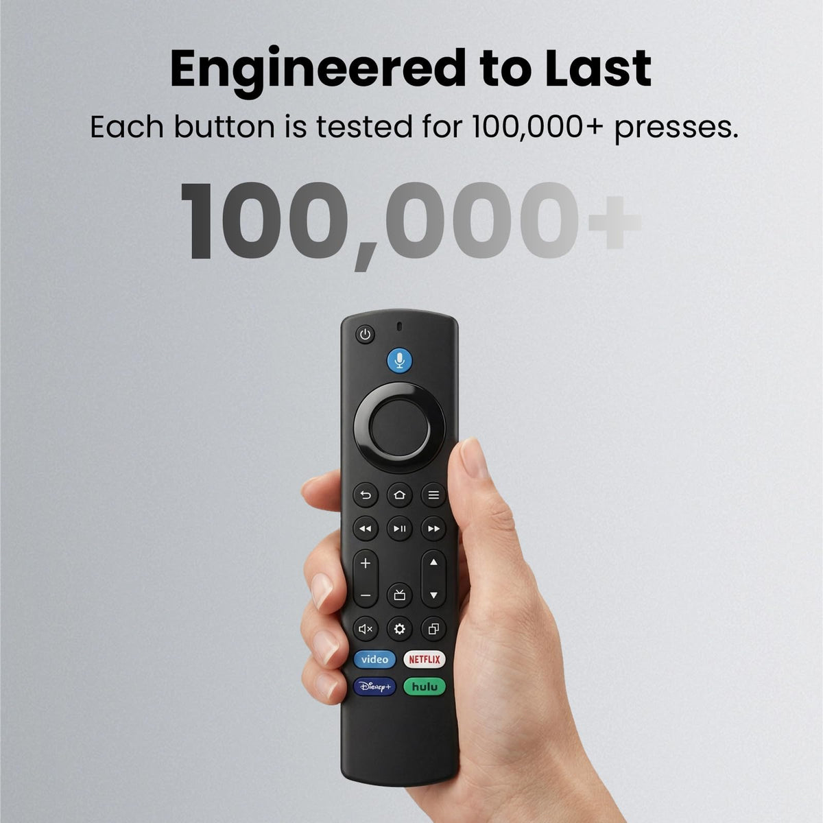 Replacement Remote for Insignia Toshiba Amazon Fire Smart TV | Voice Control, Simple Setup, 1-Year Warranty