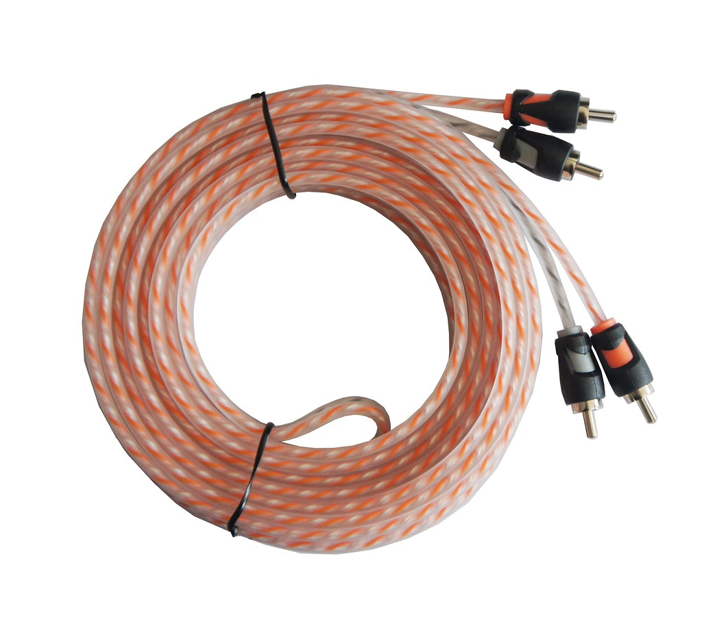 RD True 4 Gauge Car Audio Cable Amp Wiring Kit - 2 Channel Rock Direct CCA Power Cable Amplifier Install Wiring Kit