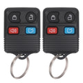 Vurkcy Keyless Entry Remote Key Fob Compatible with Ford Escape Explorer Expedition Focus Fusion Mustang Taurus, Lincoln, Mercury, Mazda, Replacement for CWTWB1U345, 4 Button (Pack of 2)