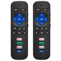 (2 Pack) Replacement Remote Control for Roku TV, for TCL Roku/Onn Roku TVs | for Hisense Roku/Sharp Roku/Element Roku/Westinghouse Roku/Philips Roku Smart TV (Not for Stick & Box) Ready Out of the Box