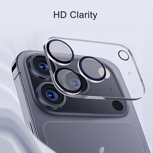 Ailun 3 Pack Camera Lens Protector for iPhone 17 Pro Max, Tempered Glass | Tempered Glass, Ultra HD, Anti-Scratch, Case Friendly
