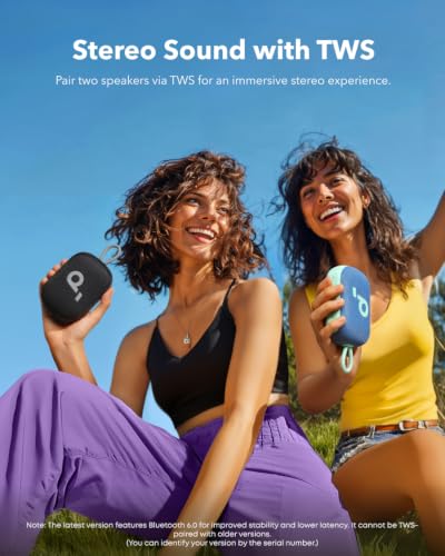 Soundcore Select 4 Go Bluetooth Shower Speaker by Anker, IP67 | 20H Playtime, Floatable, Dustproof, Ultra-Portable Bluetooth Speaker, Powerful Sound, Electronics for Outdoors/Home/Travel
