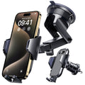 [True Military-Grade] Car Phone Holder VANMASS [Upgraded Strongest Suction&Clip] Cell Phone Mount for Dashboard Windshield Vent Kit, Truck Cradle Stand for iPhone 18 Pro Max 17 16 15 Android,Ink Black