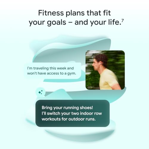 Google Fitbit Charge 6 - Fitness Tracker - Obsidian/Black | Google apps, heart rate on exercise equipment, 3-month Google Health Premium membership included, small and large bands