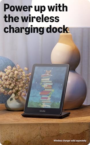 Amazon Kindle Colorsoft Signature Edition 32GB (2024 model) – With color display, auto-adjusting front light, wireless charging, and long battery life - Metallic Black