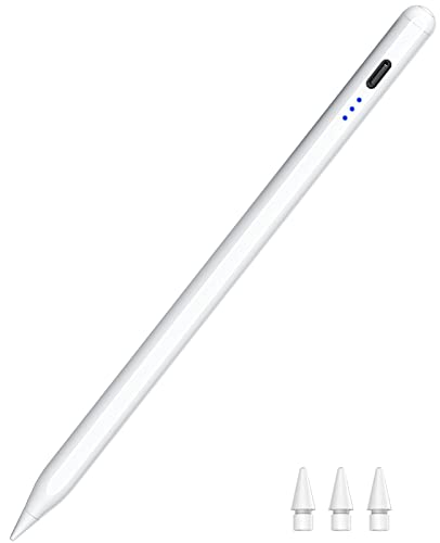 HATOKU Stylus Pen for Apple iPad 2018-2026 Magnetic for Note-Taking Drawing | 15Min Fast Charge iPad Pencil with High Precision, Tilt Sensitivity, Palm Rejection on iPad 6-11/Air/Pro/Mini, No Pairing