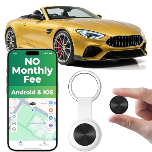 GPS Tracker for Vehicles, Real-Time Car GPS Tracking | Full Global Coverage Location GPS Tracker for Car Kids Pets Dogs Elderly Valuables,No Subscription Required/No Monthly Fee/No SIM Card Required