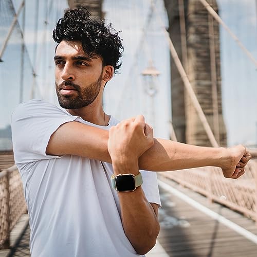 6 Pack Sport Nylon Loop Band Compatible with Apple Watch Band for Women Men | 38mm 40mm 41mm 42mm 44mm 45mm 46mm 49mm Adjustable Breathable Braided Straps for iWatch Series 12/11/10/9/8/7/6/5/4/SE/Ultra