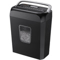 Bonsaii 6-Sheet Cross Cut Paper Shredder for Home, 3.4 Gal Bin | P-4 Security Level, Shreds Credit Cards, Staples & Paper Clips, with Portable Handle, Small Shredder for Home Office，C237-B