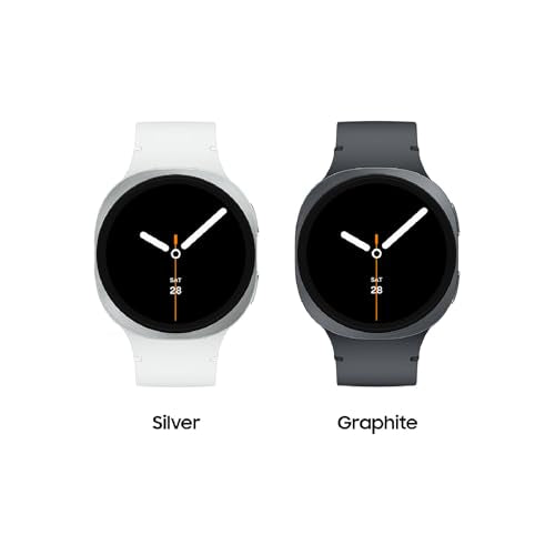 Samsung Galaxy Watch 8 40mm Bluetooth Smartwatch, Cushion Design, Quick Button, Sleep Coaching, Now Bar, Running Coach, Energy Score, Graphite [US Version, Amazon Exclusive 2Yr Warranty]