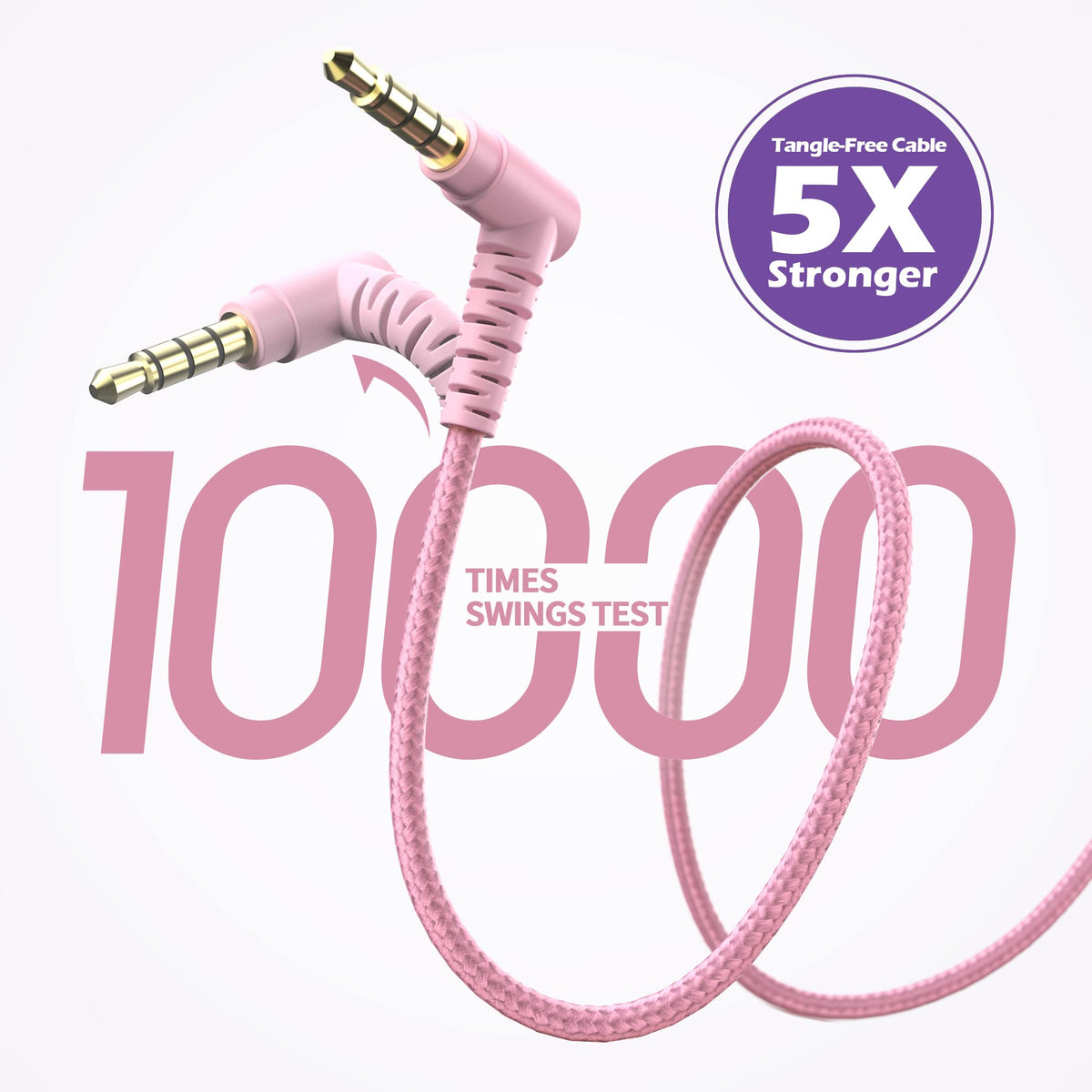Kids Headphones for School with Microphone, 93dB Volume Limited, PinkPurple | Wired On Ear Headphones for Girls Boys, Foldable Lightweight Headphone for Classroom Learning & Entertainment Travel Computer