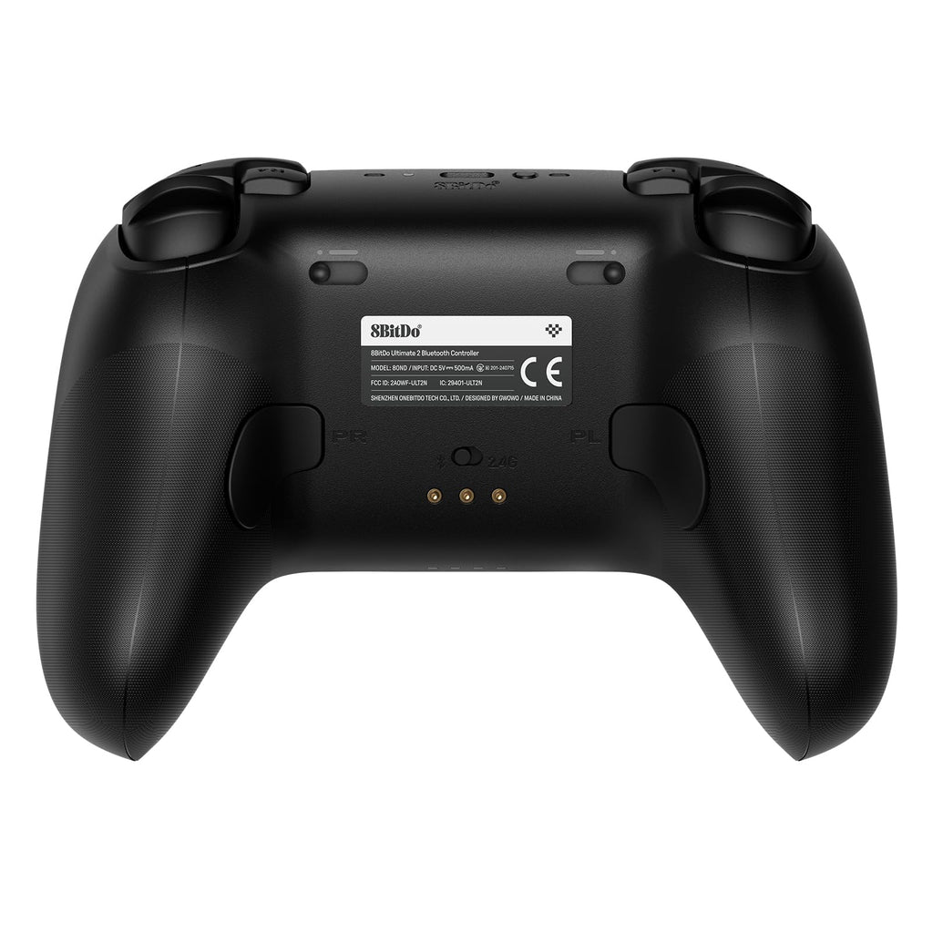 8Bitdo Ultimate 2 Bluetooth Controller for Switch 2, Switch & Windows,Black | TMR Joysticks, Switchable Hall Effect/Tactile Triggers, Charging Dock, Vibration and Motion Control, 2 Pro-level back buttons
