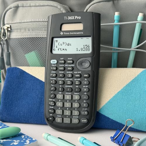 Texas Instruments TI-36X Pro Engineering/Scientific Calculator | 9.7 Inch | Black.