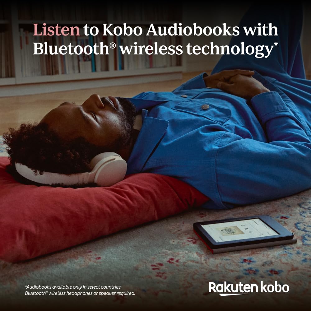 Kobo Clara Colour | Colour eReader | 6” Glare-Free Colour E Ink Kaleido™ 3 Display | Dark Mode Option | Waterproof | Audiobooks | 16GB of Storage | White