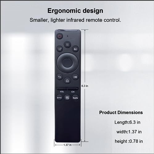 Pack of 2，for Samsung smart TV Remote Replacement | Compatible for All Samsung TV Remote Control,Simple and Easy use