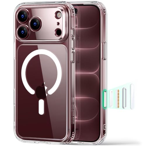 ESR Classic Hybrid for iPhone 17/18 Pro Case, Clear | Long-Lasting Anti-Yellowing, Ultra-Thin, Compatible with MagSafe, 3X Military-Grade Protection, Camera Control