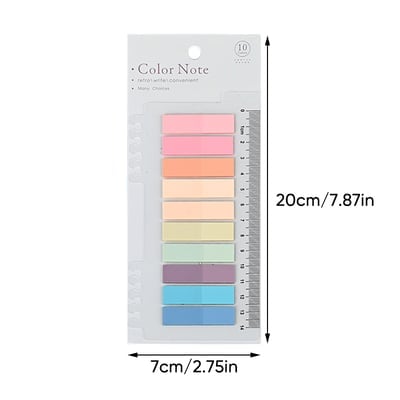 Clear & Convenient Transparent Index Tabs