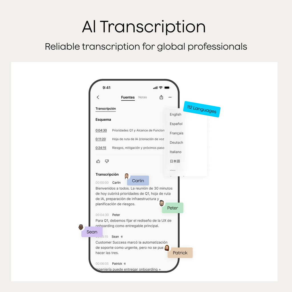 Plaud NotePin S Wearable AI Voice Recorder, Transcribe & Summarize, Black | AI Note Taker for Meetings Interviews, Professionals, Teams, 112 Languages, App Control, Find My, 4 Accessories